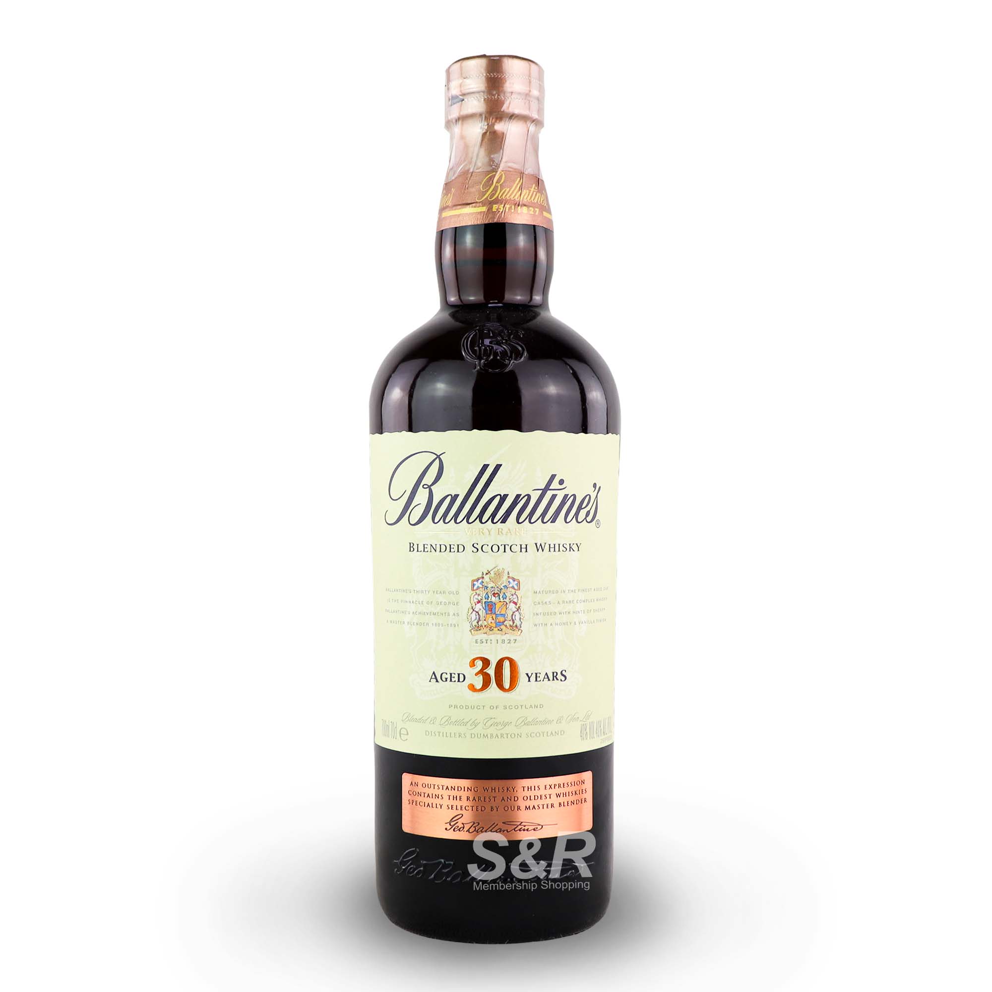 Ballantine's 30 Year Old Blended Scotch Whisky 700mL